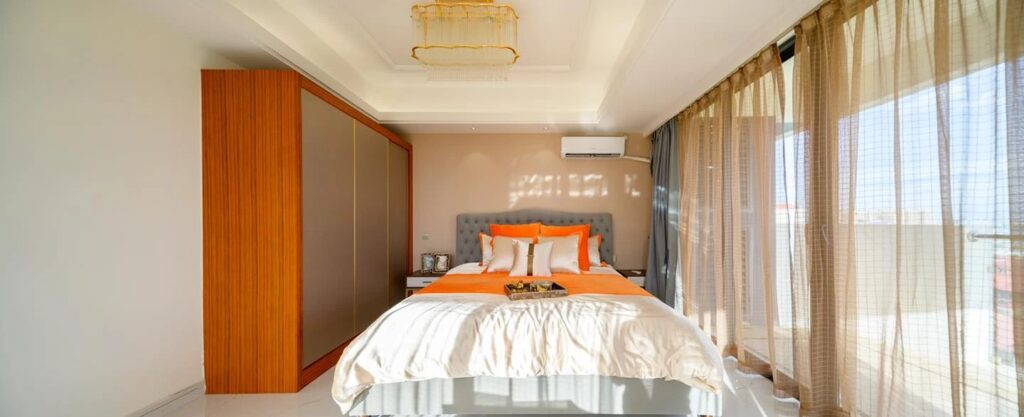 Star-City-Phnom-Penh-Apartment-Furnished-Bedroom