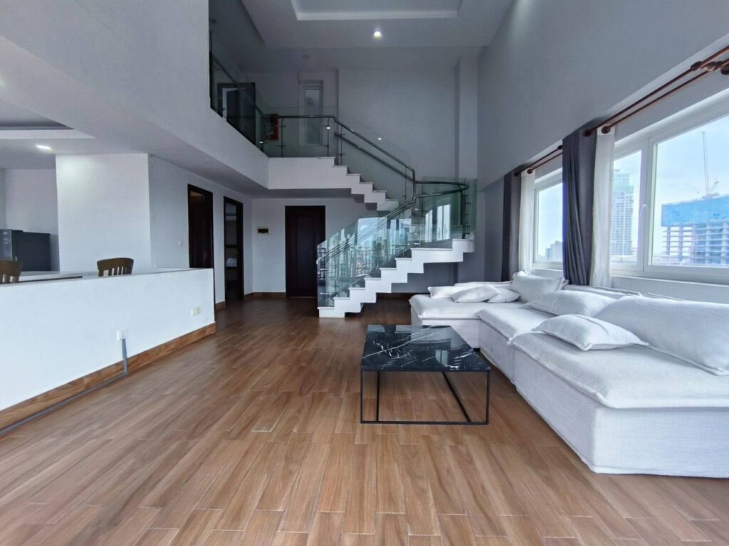 Duplex Penthouse Apartment for Rent in Phnom Penh