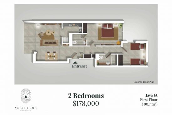Angkor-Grace-Appartement-Two-Bedroom-Floor-Plan