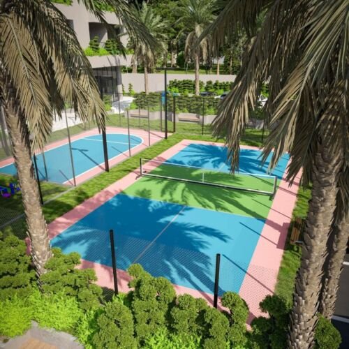 LZ-Sea-View-Premium-Condo-Sihanoukville-Tennis-Court